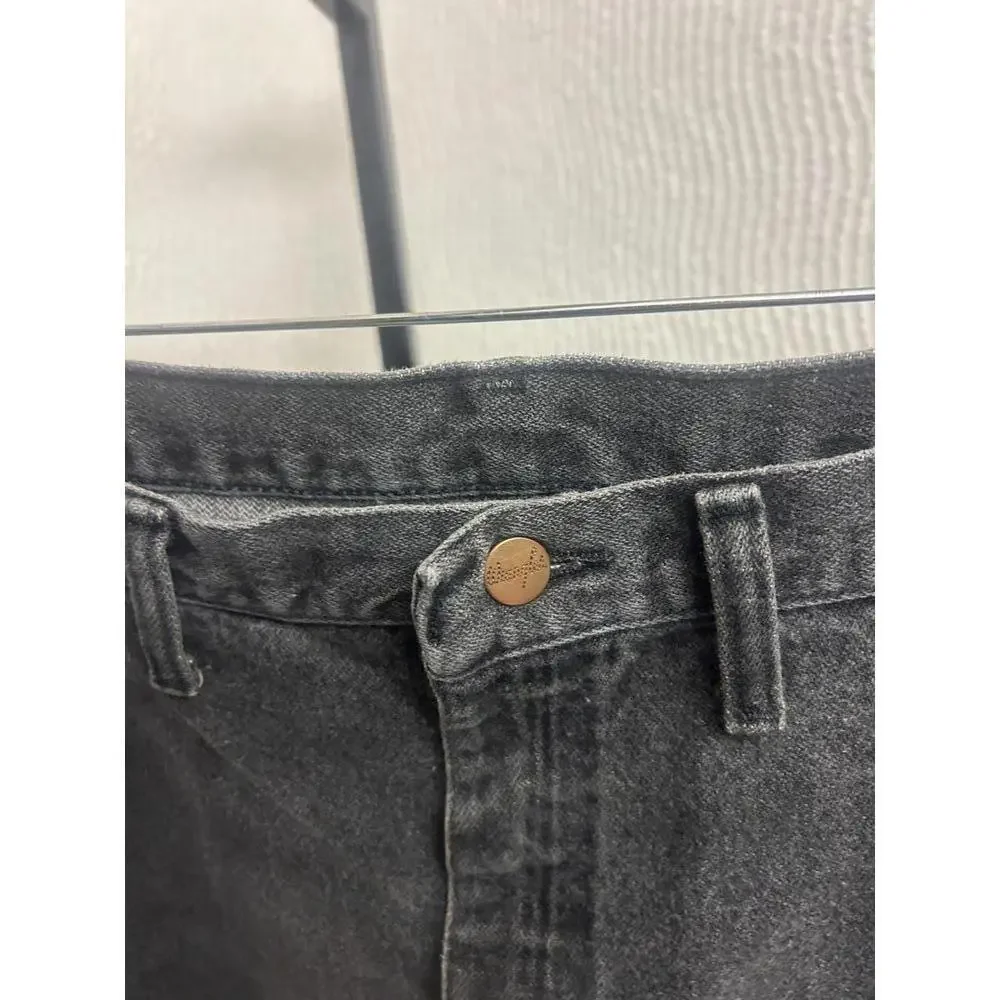 Vintage Wrangler Jeans Men’s 40x36 Black Denim USA Made 100% Cotton